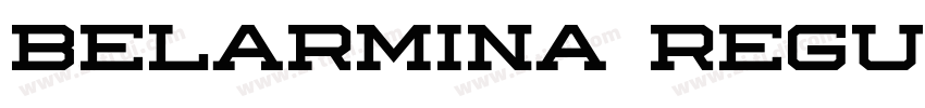Belarmina Regular字体转换 Belarmina Regular字体转换